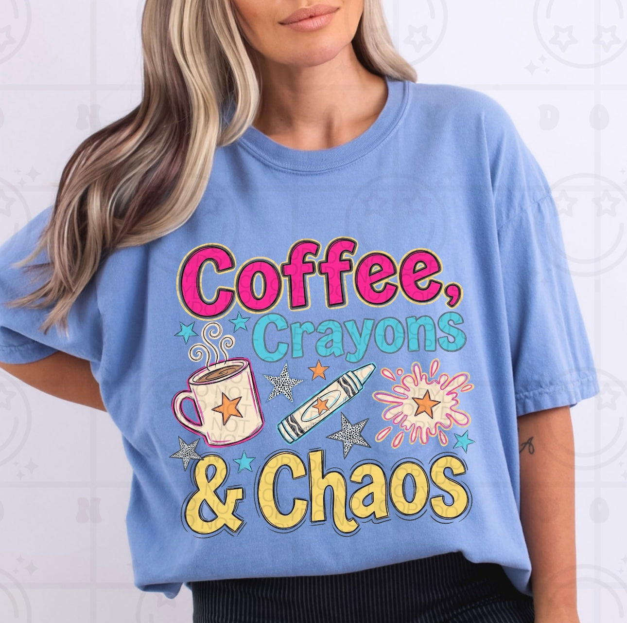 Coffee crayons and chaos