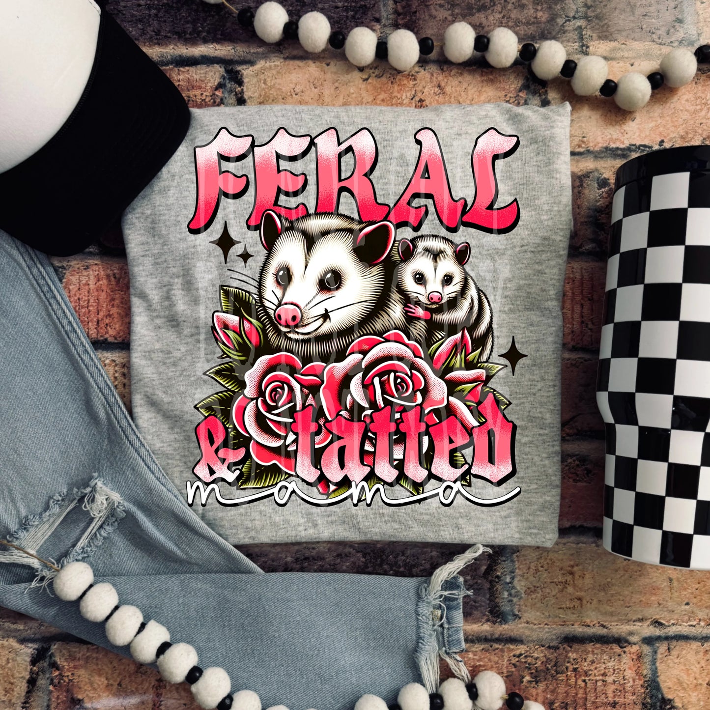 Feral & tatted mama