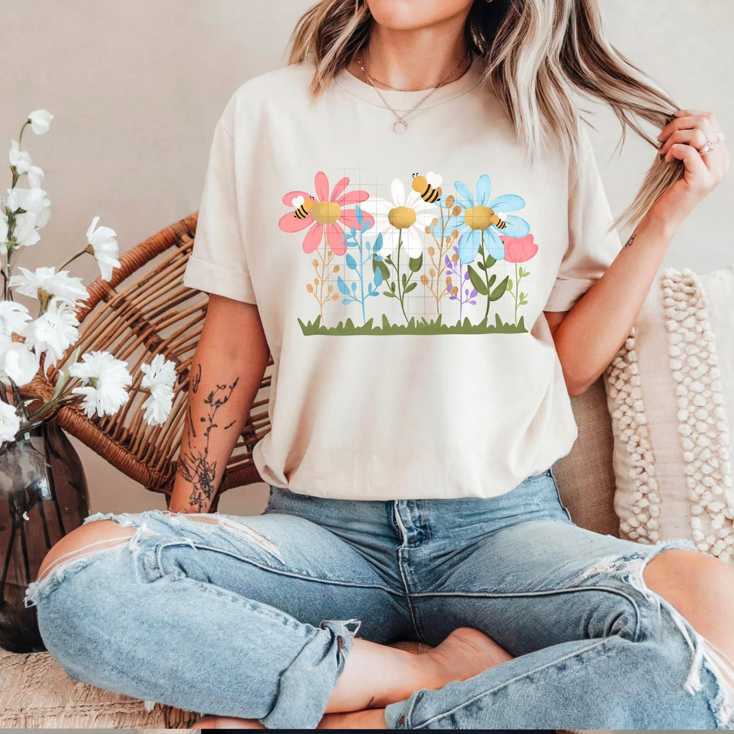 Flowers and bees