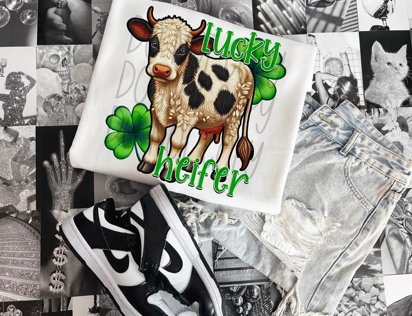 Lucky heifer