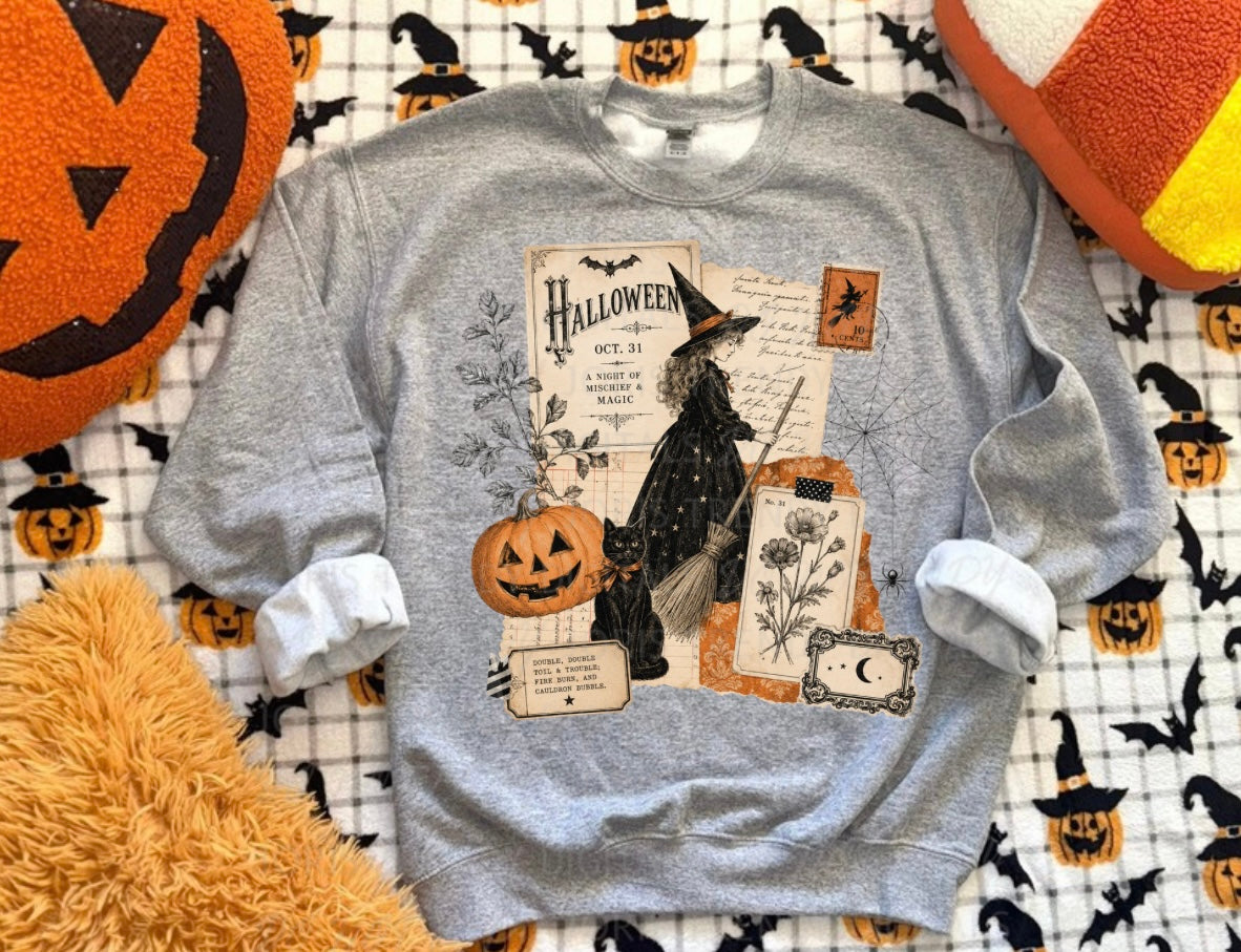 Vintage Halloween witch CREW