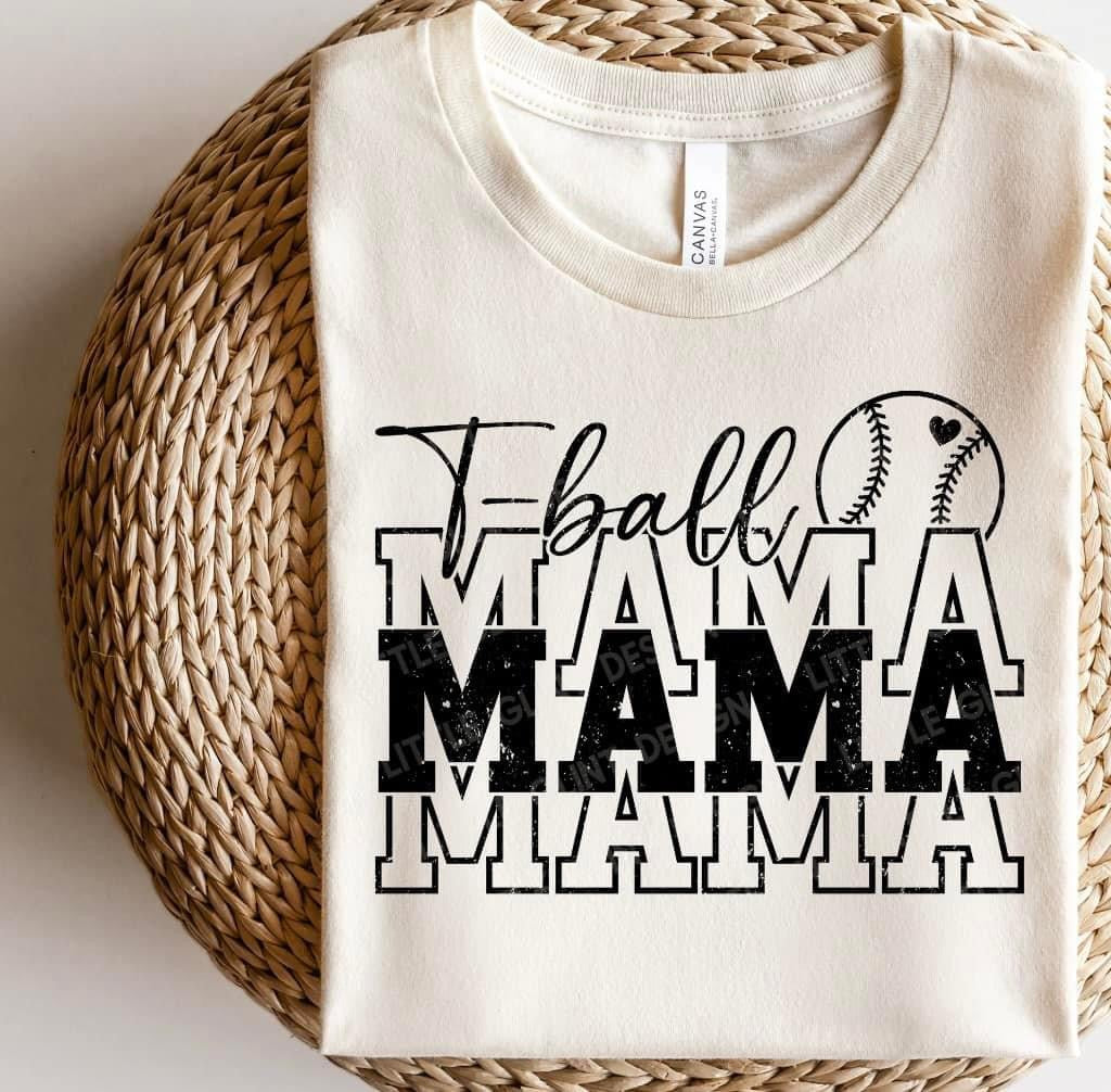 Tball mama stacked