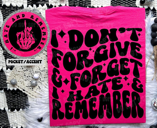 Forgive and forget