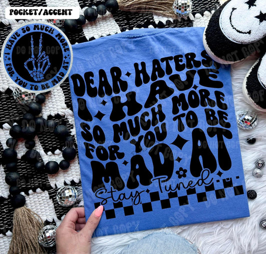 Dear haters