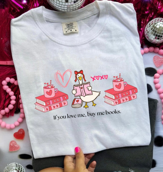 If you love me buy me books