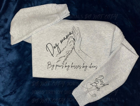 Dog mama custom - leave names in order notes!