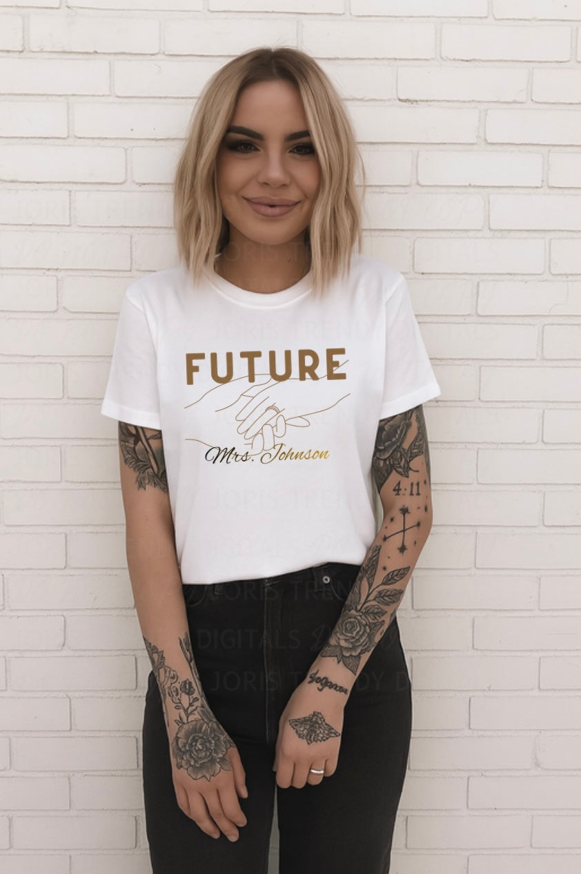 Future Mrs- leave last name in ORDER NOTES