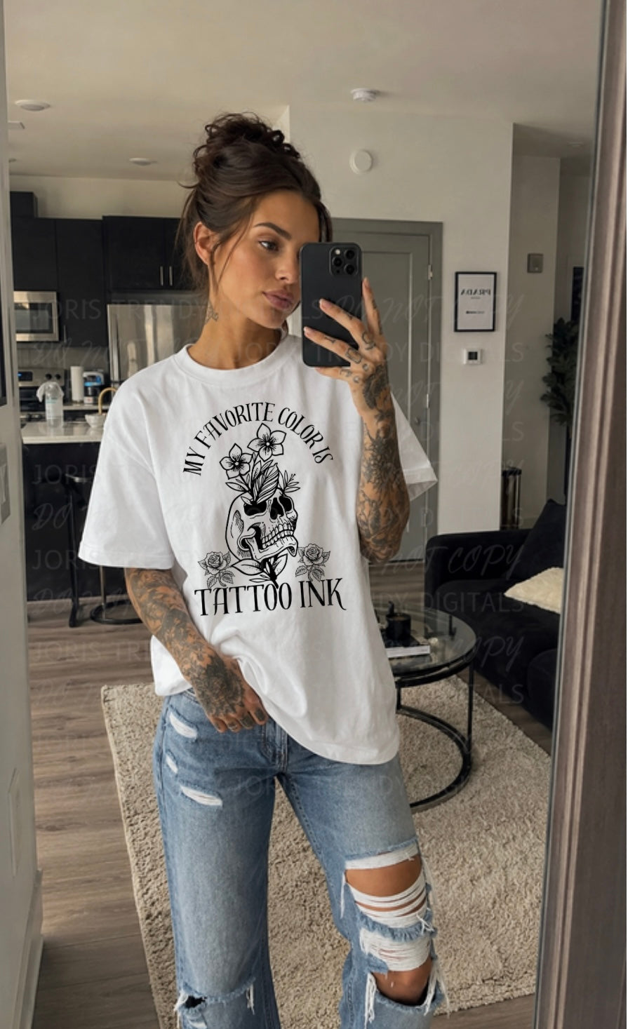 My favorite color is tattoo ink