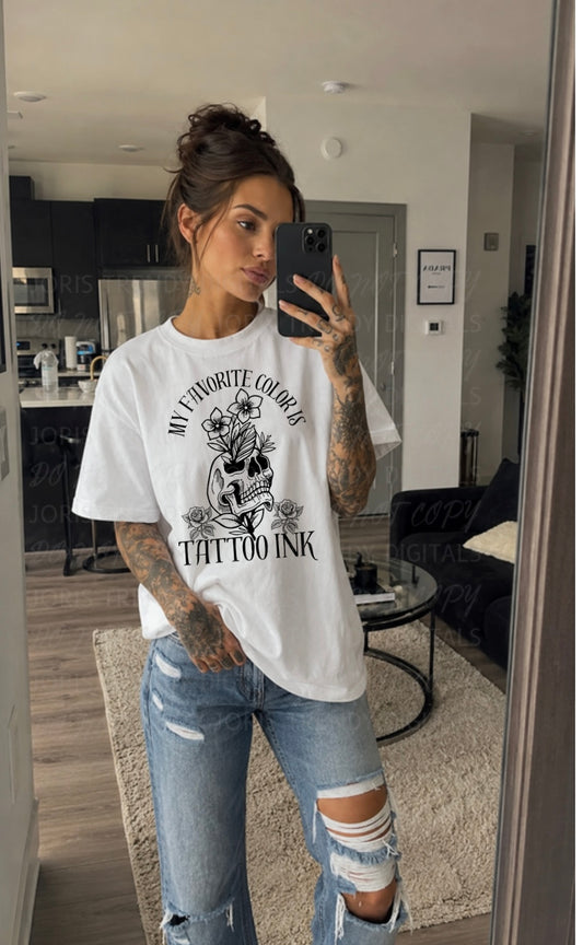 My favorite color is tattoo ink