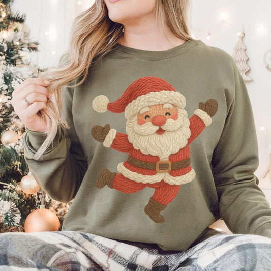 Santa dancing yarn