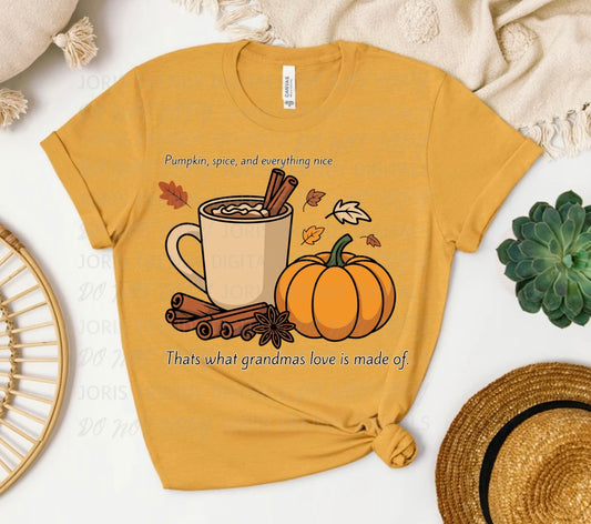 Pumpkin spice and everything nice