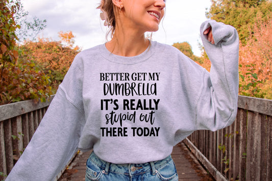 Better grab my umbrella