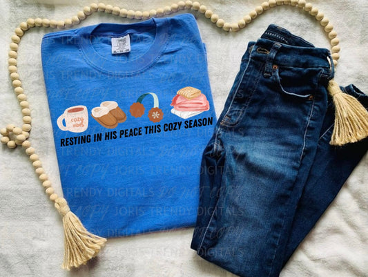 Resting in his peace