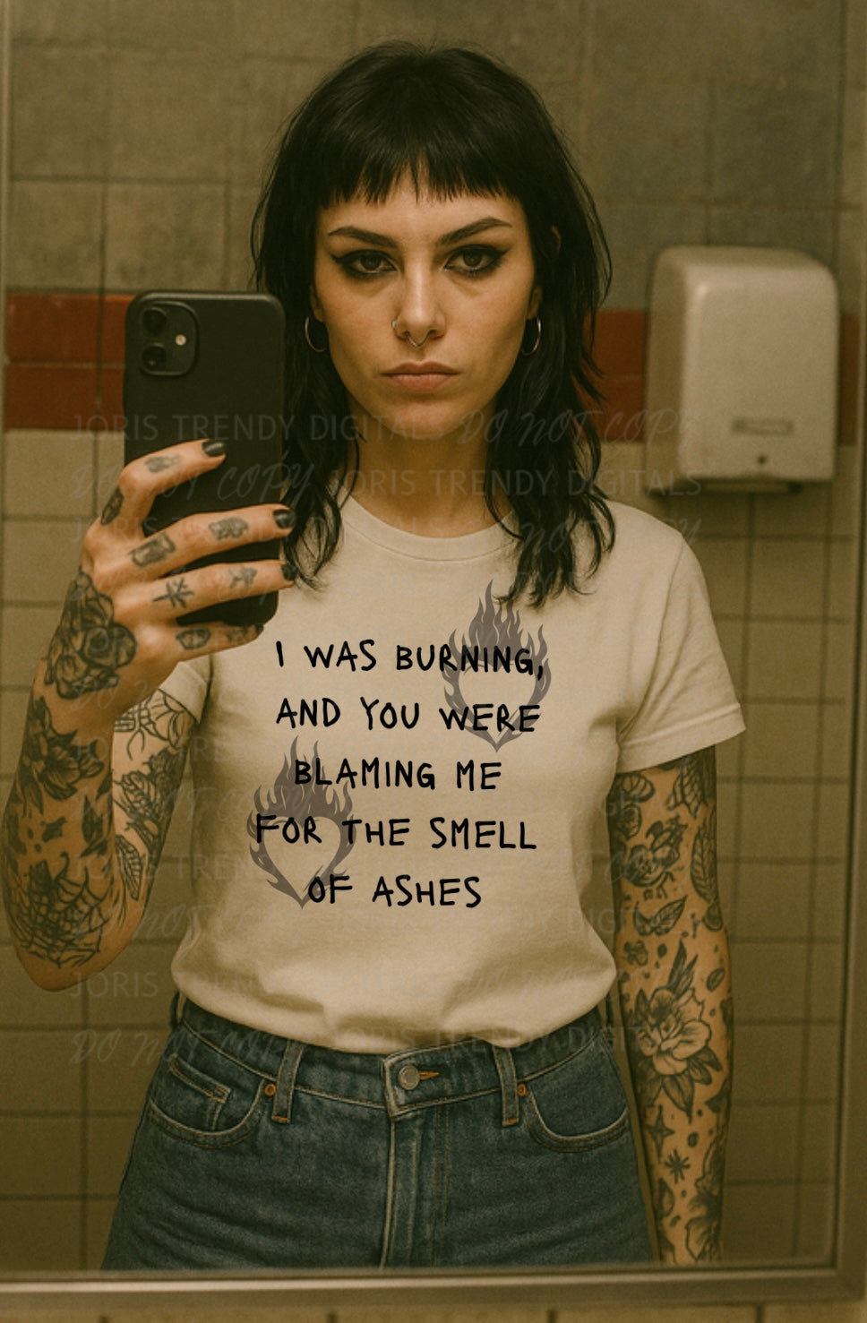 I was burning