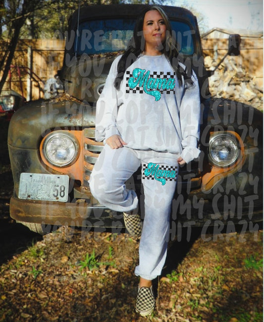Mama matching joggers and crew set