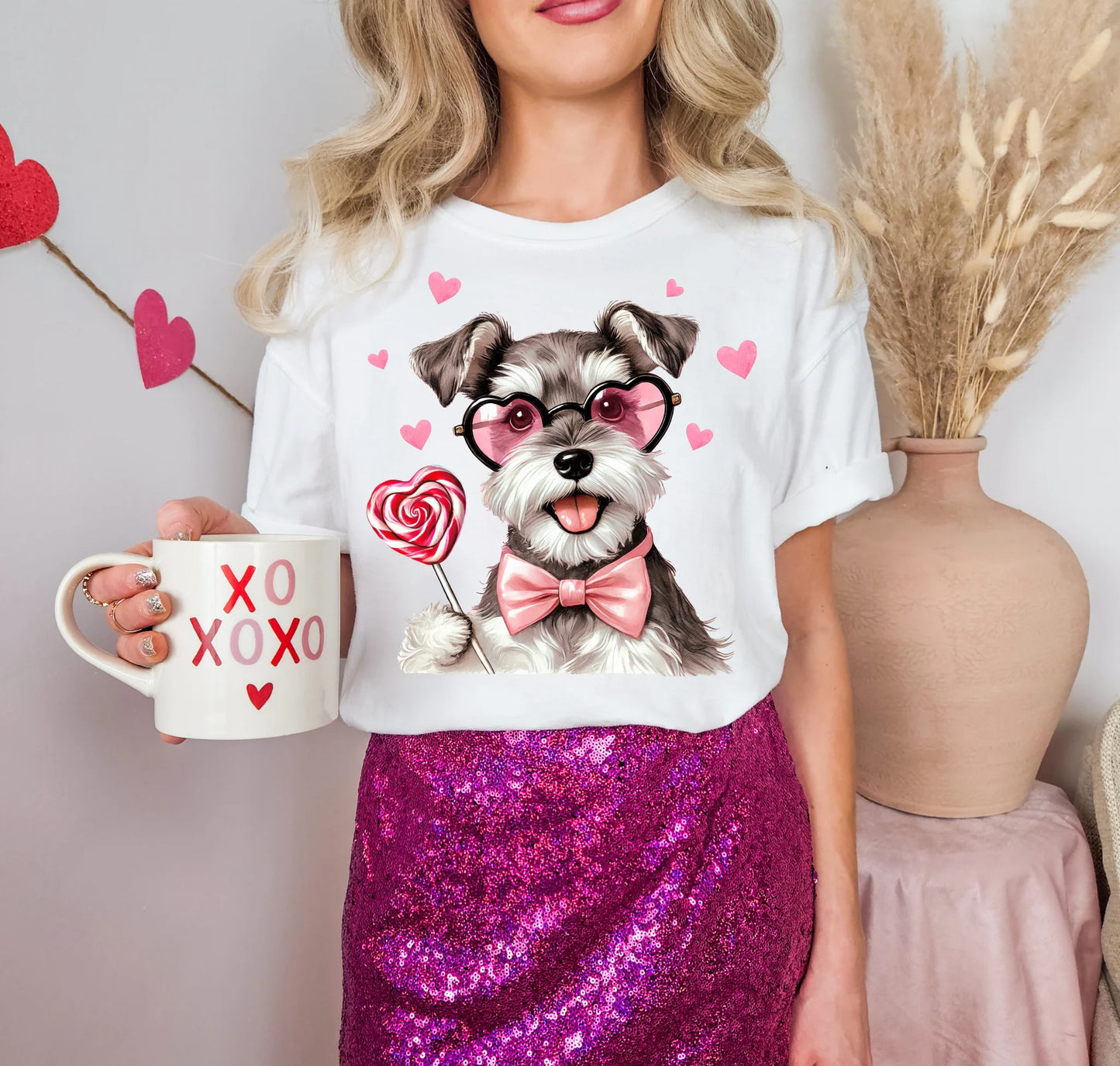 Valentine dog