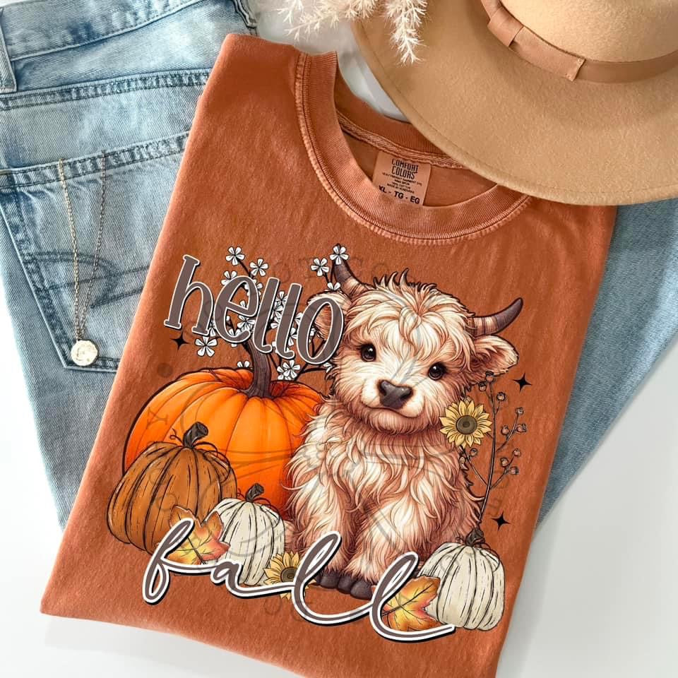 Hello fall cow
