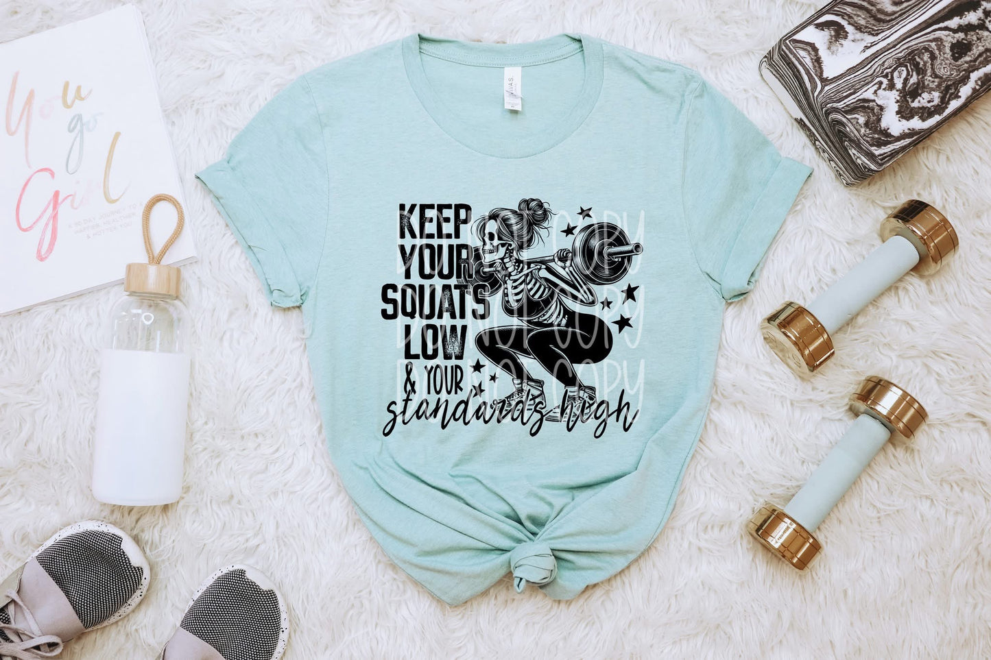Keep your squats low
